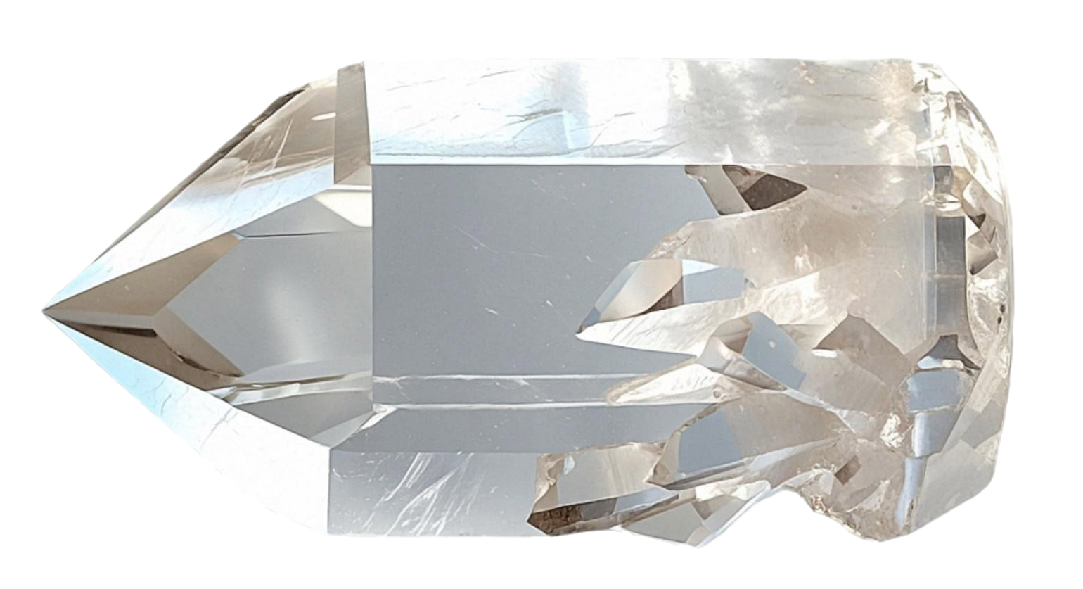 clear quartz crystal