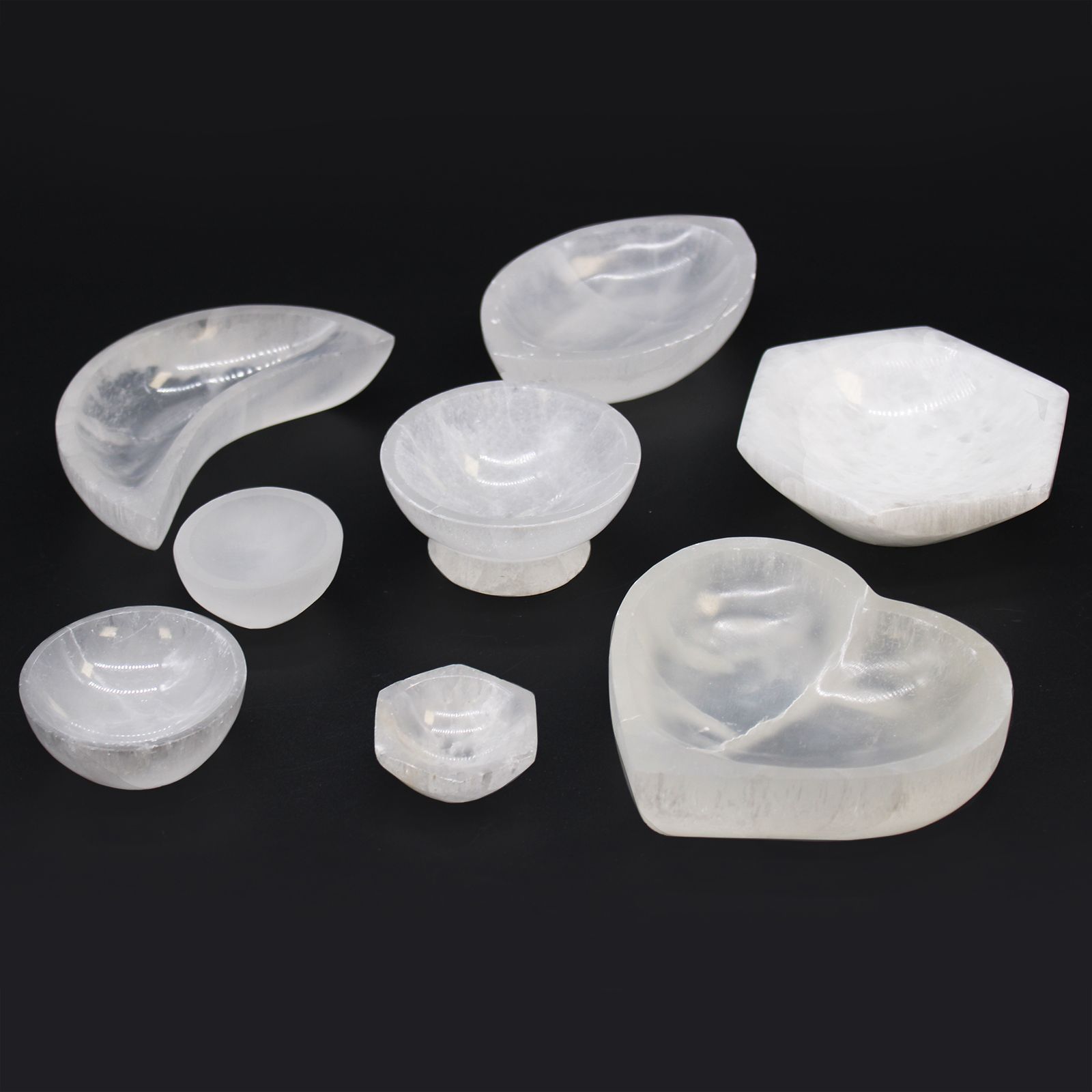 Selenite Round Charging Bowl - 10cm - Image 4