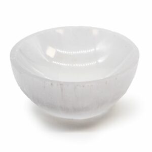 Selenite Round Charging Bowl - 8cm