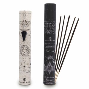 Ancient Witch Spell Incense - Success - Black Obsidian Pendulum