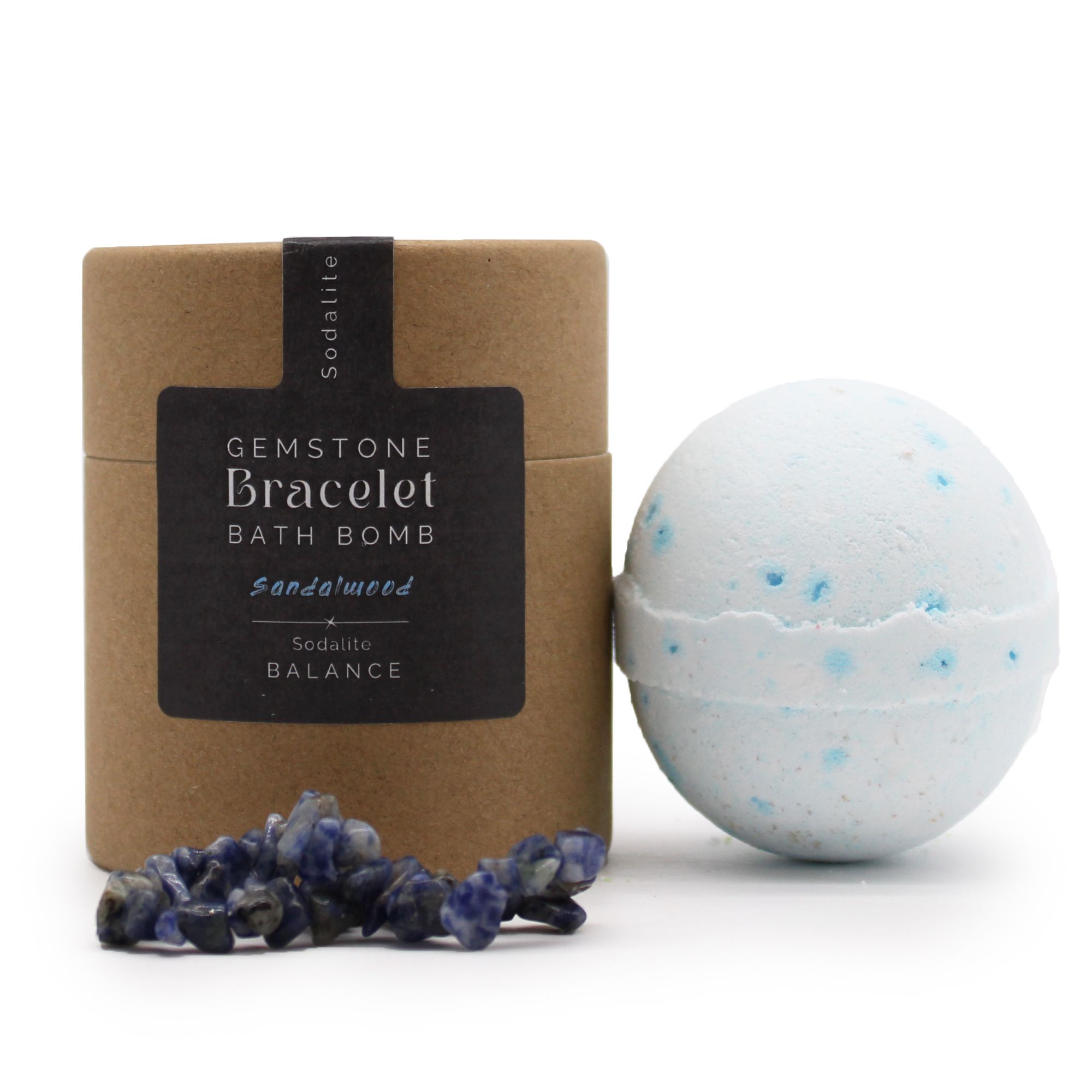 Sodalite Gemstone Bracelet Bath Bomb - Image 10