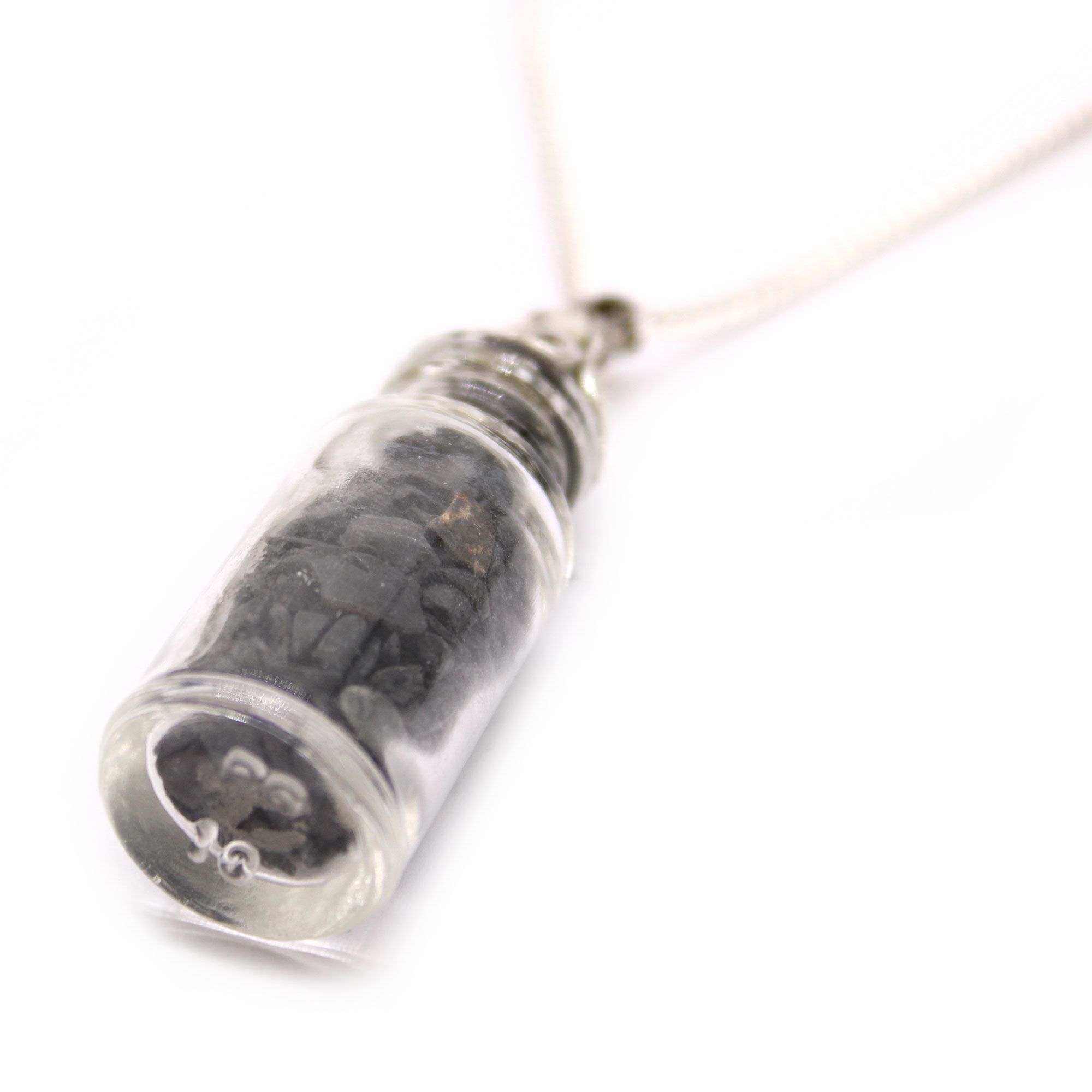 Bottled Gemstones Necklace - Black Onyx - Image 2