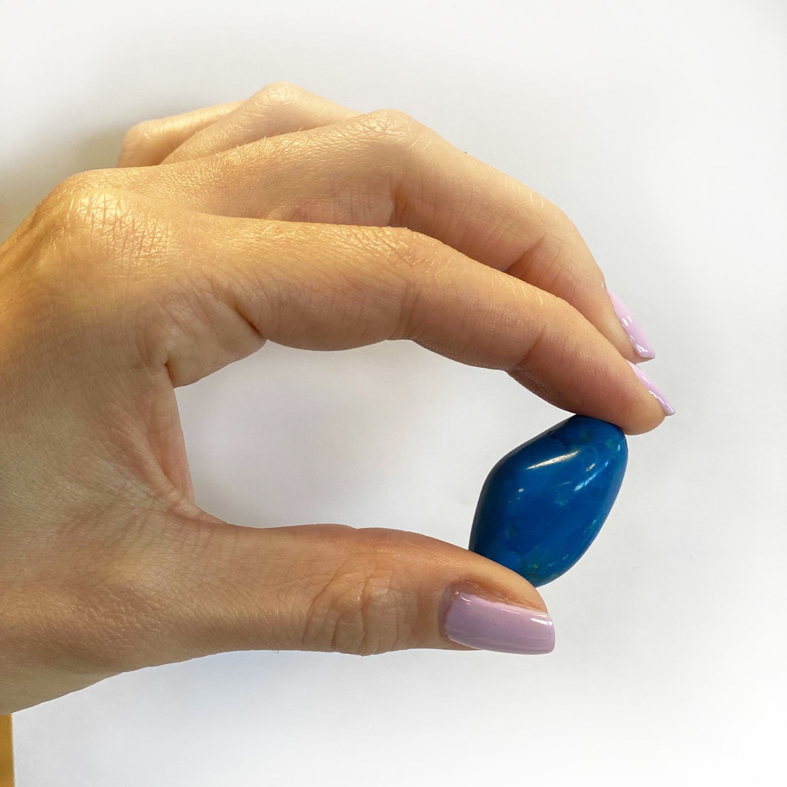 Medium Tumble Stone - Blue Howlite - Image 2