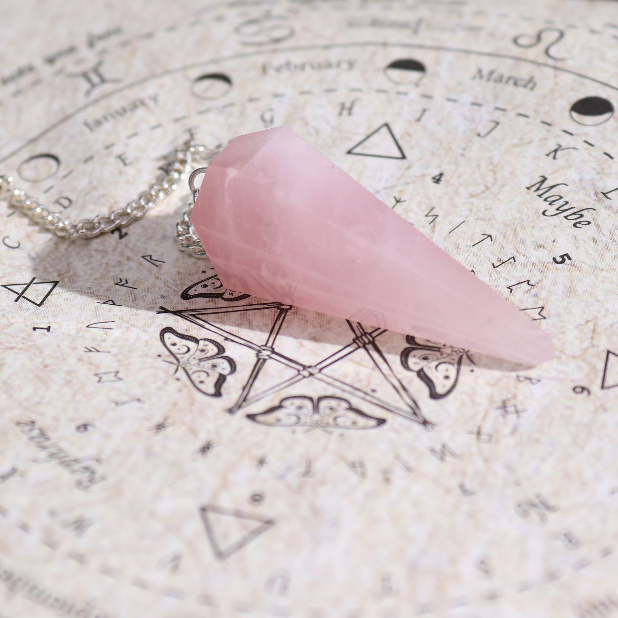 Ancient Witch Spell Incense - Love - Rose Quartz Pendulum - Image 9