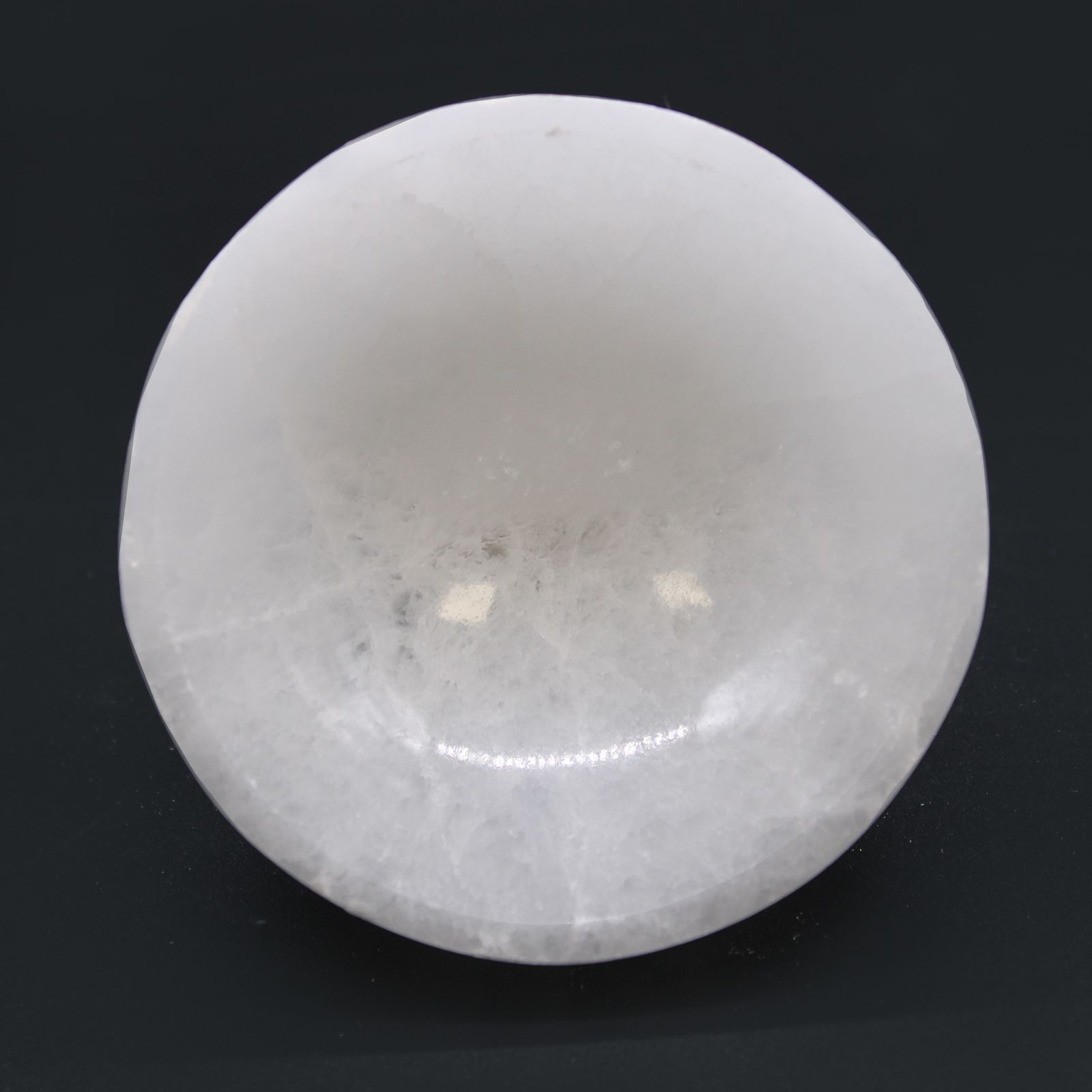 Selenite Round Charging Bowl - 10cm - Image 3